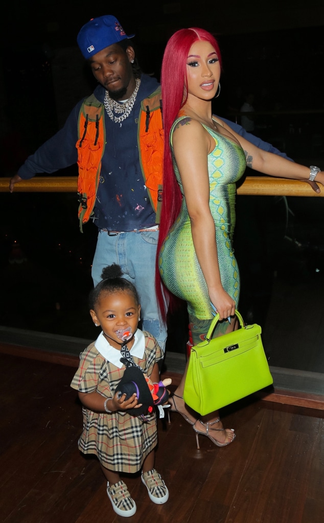 See Cardi B and Offset's Daughter Kulture Cutely Photobomb Her Parents